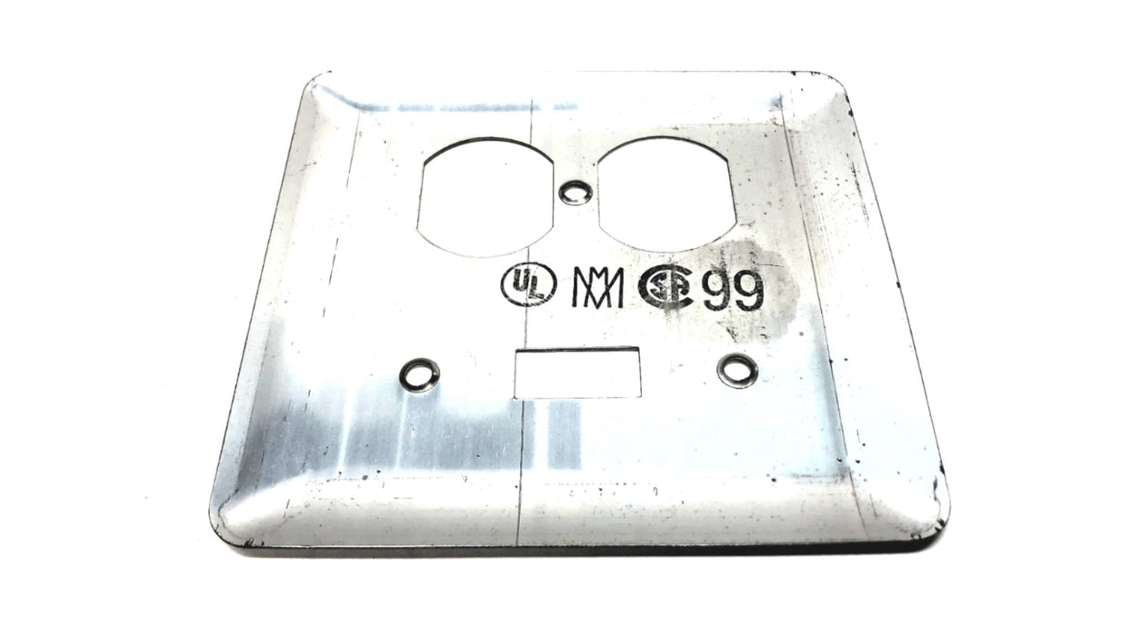 Mulberry Box of (10) 2G Toggle/Duplex Polished Chrome Wallplates 73532 NOS