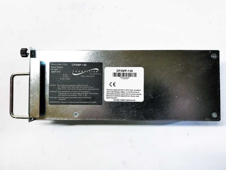 Transition Networks Power Supply CPSMP-140 NOS