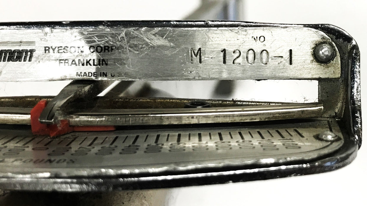 Sturtevant 1/2 inch Flat Beam Torque Wrench (with white handle) M-1200-1 USED