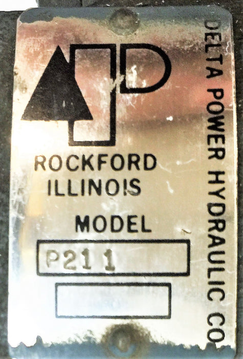 DELTA POWER HYDRAULICS Hydraulic Pump P211 USED