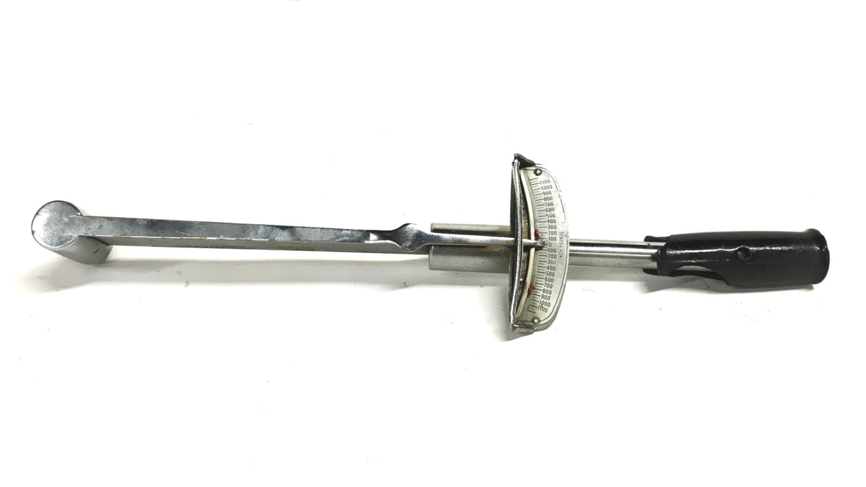 Sturtevant 1/2 inch Flat Beam Torque Wrench (with broken handle) M-1200-1 USED