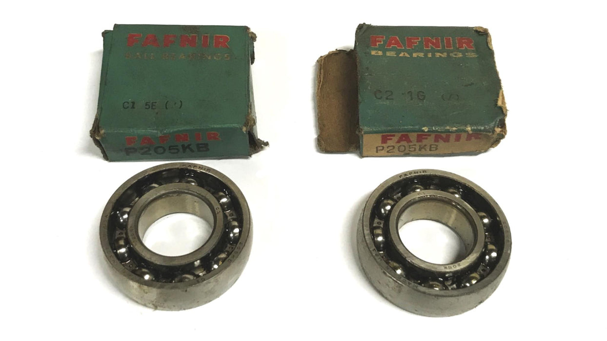 Fafnir Single Row Ball Bearing P205KB [Lot of 2] NOS