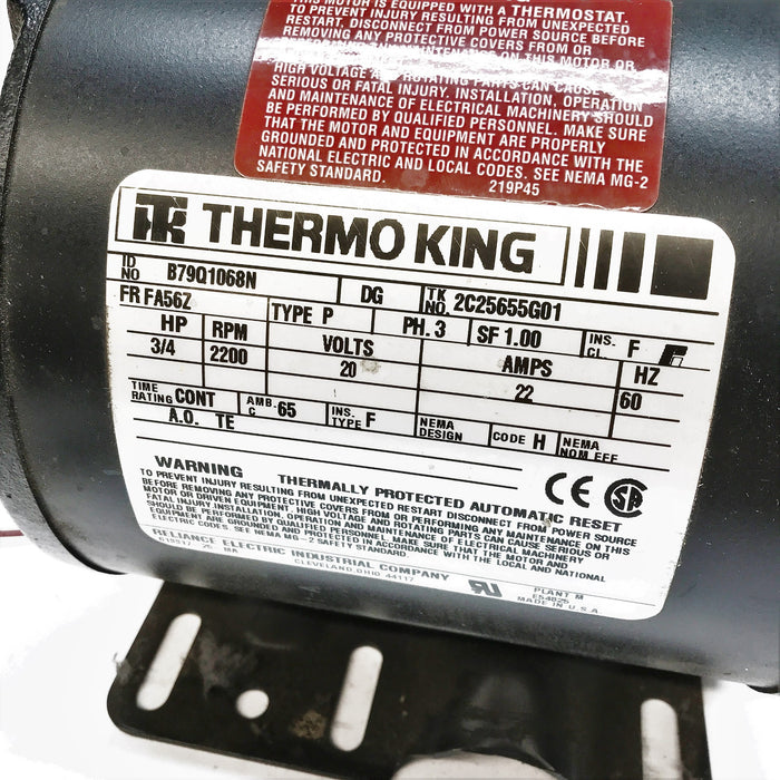 Thermo King OEM Double Shaft Brushless Motor Assembly 2C25655G01 (104-807) NOS