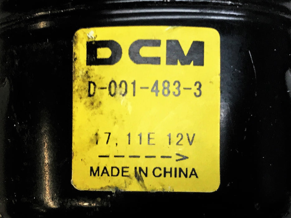 DCM 12 Volt Electric Motor  D-001-483-3 USED