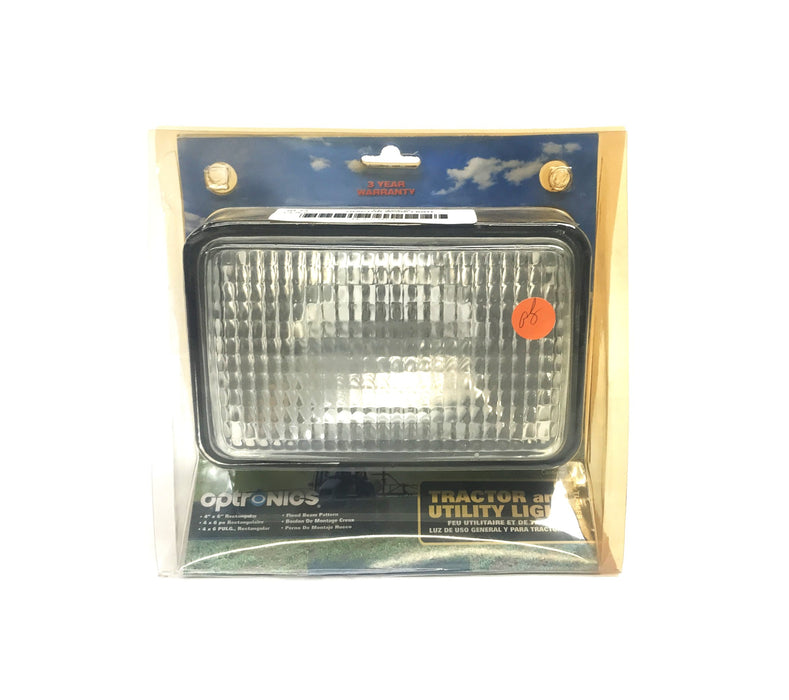 Optronics Rectangular Tractor Work Light With Flood Beam TL46FS NOS