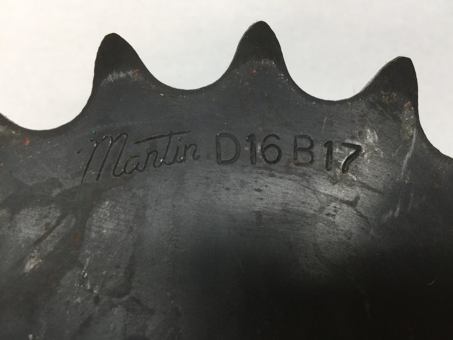MARTIN SPROCKET AND GEAR Double-Strand Sprocket with 3/4" Bore D16B17 NOS