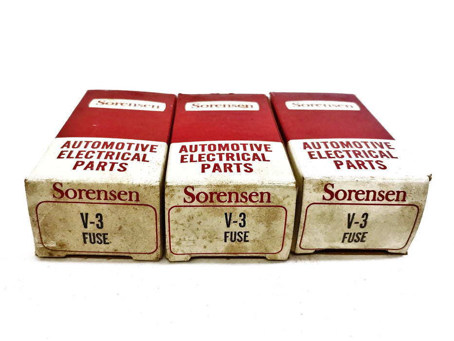Sorensen Ignition Systems Fuse V-3 [Lot of 3] NOS