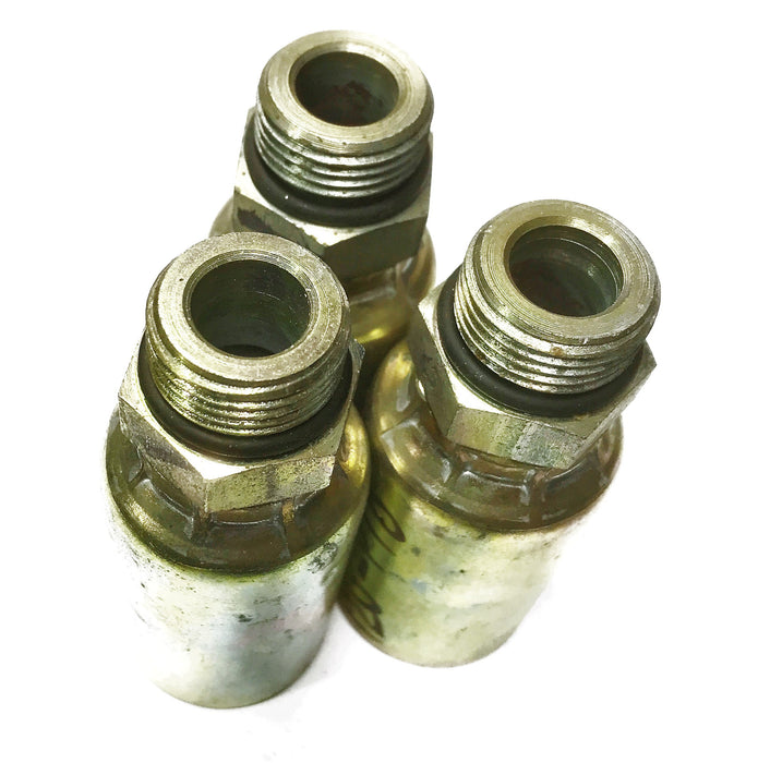 Weatherhead Straight Hydraulic Fitting 12U-P10 [Lot of 3] NOS