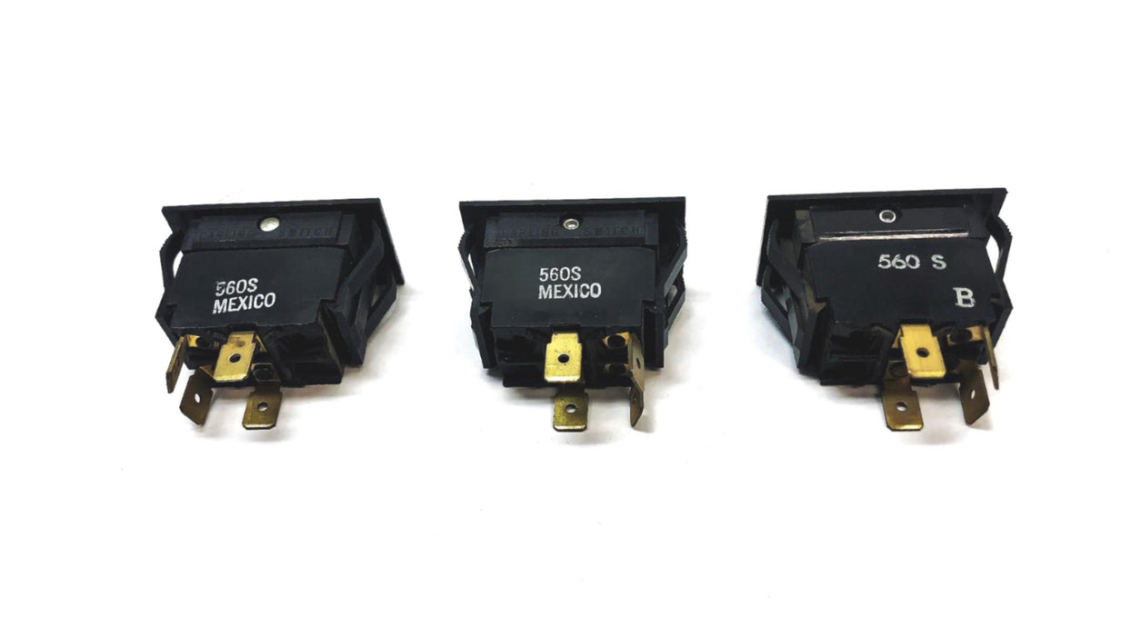 Carling 4 Pole On/OFF Rocker Switch 560S [Lot of 3] NOS