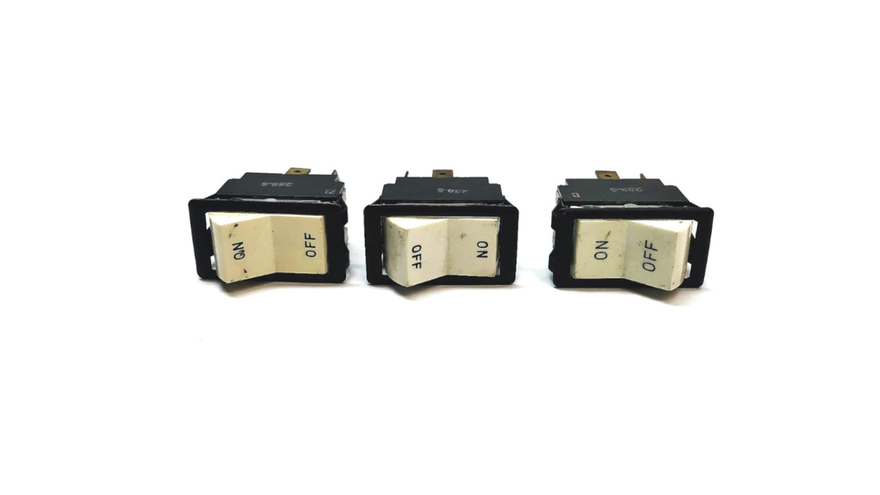 Unbranded 4 Pole On/OFF Rocker Switch 258S [Lot of 3] NOS