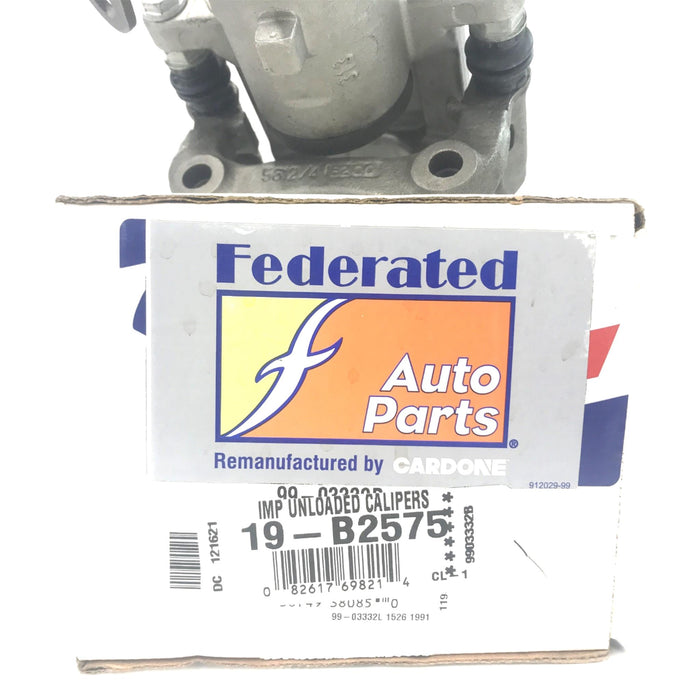 Federated Auto Parts Unloaded Disc Brake Caliper 19-B2575 NO CORE REMANUFACTURED