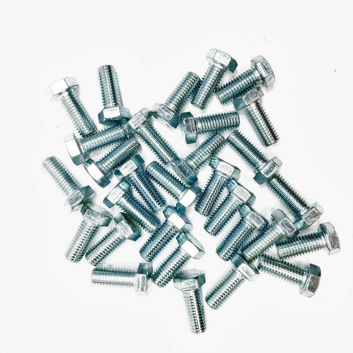 Unbranded 1-1/4" X 1/2" Steel Hex Head Bolt [Lot of 30] NOS