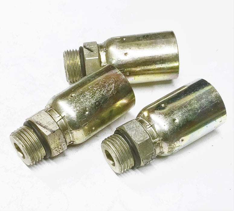 Eaton Weatherhead Straight Hydraulic Fitting 08U-P08 [Lot of 3] NOS
