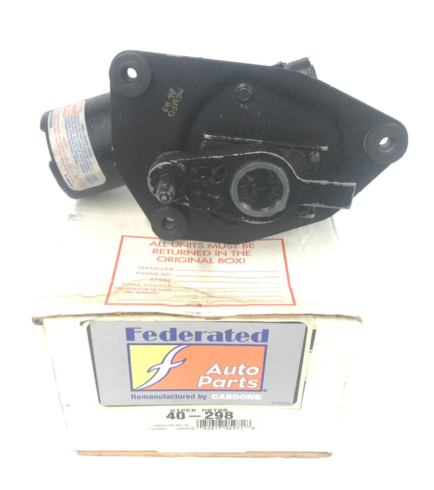 Federated Auto Parts Wiper Motor 40-298 REMANUFACTURED
