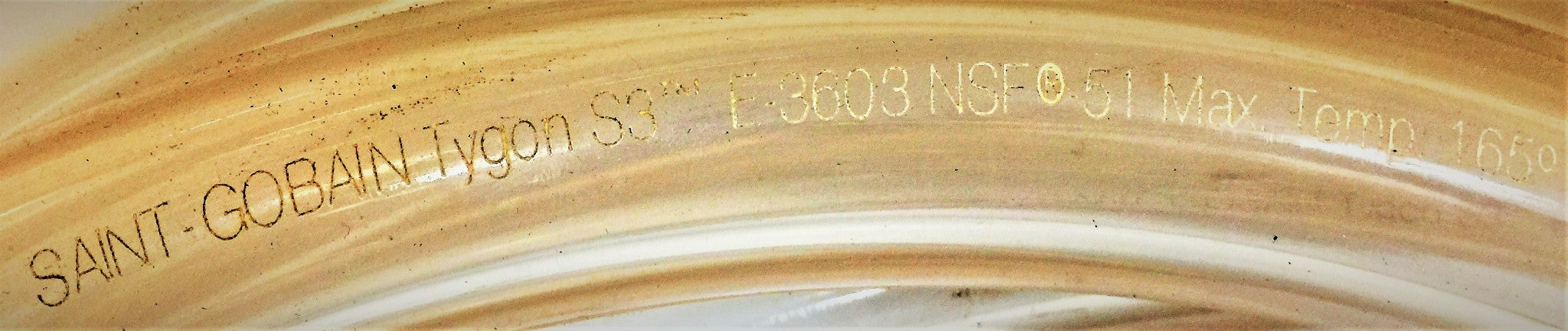 Saint-Gobain Tygon S3 Clear 3/4" ID x 1" OD x 50' Tubing E-3603 NOS