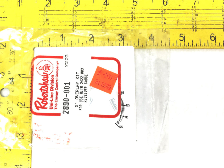 Robertshaw 2 In. Overlay Kit For 2422-003 Receiver Gauge 2890-001 [Lot of 3] NOS
