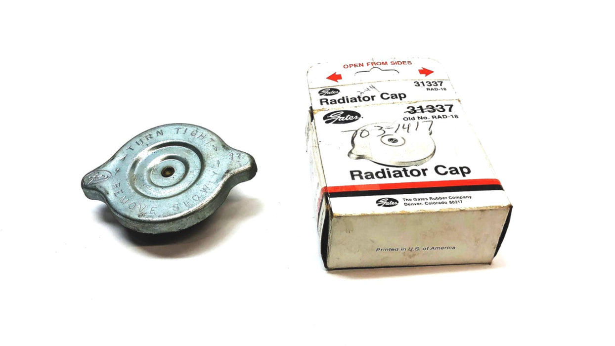 Gates Radiator Cap 31337 (RAD-18) NOS