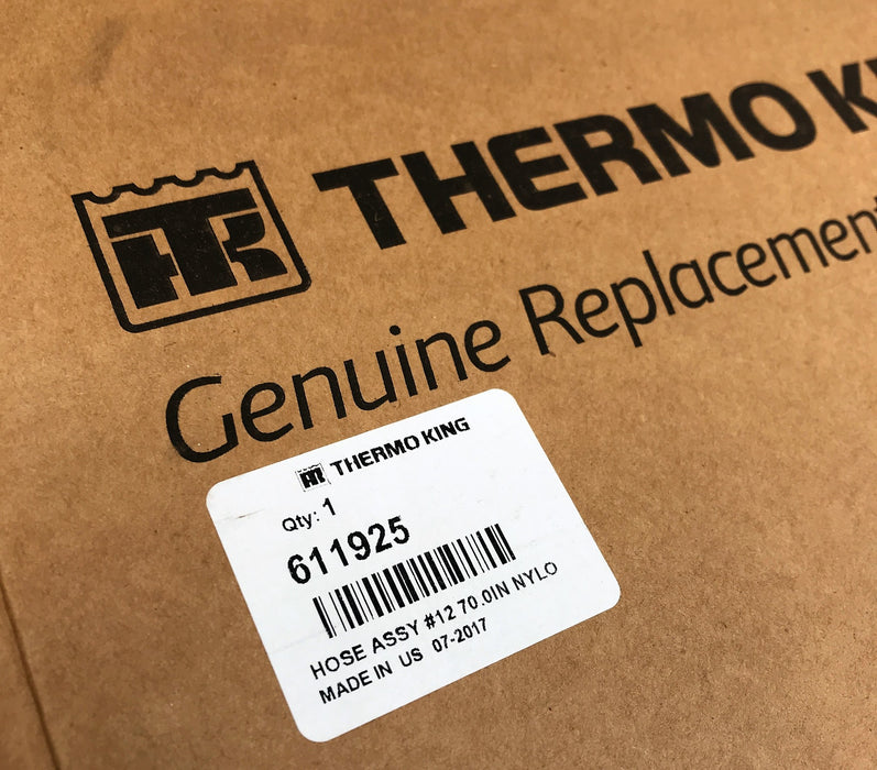 Thermo King OEM 70" #12 ORS Turntable Hose Assembly 61-1925 (5D43552G31) NOS