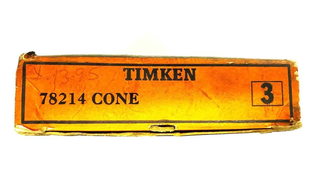 Timken Tapered Roller Bearing Cone 78214 NOS