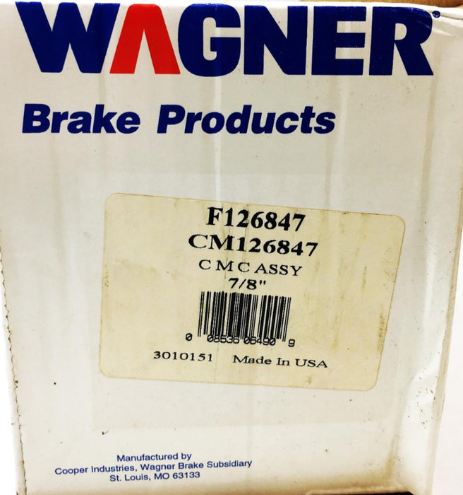 Wagner Brake Master Cylinder F126847 (MC126847) NOS