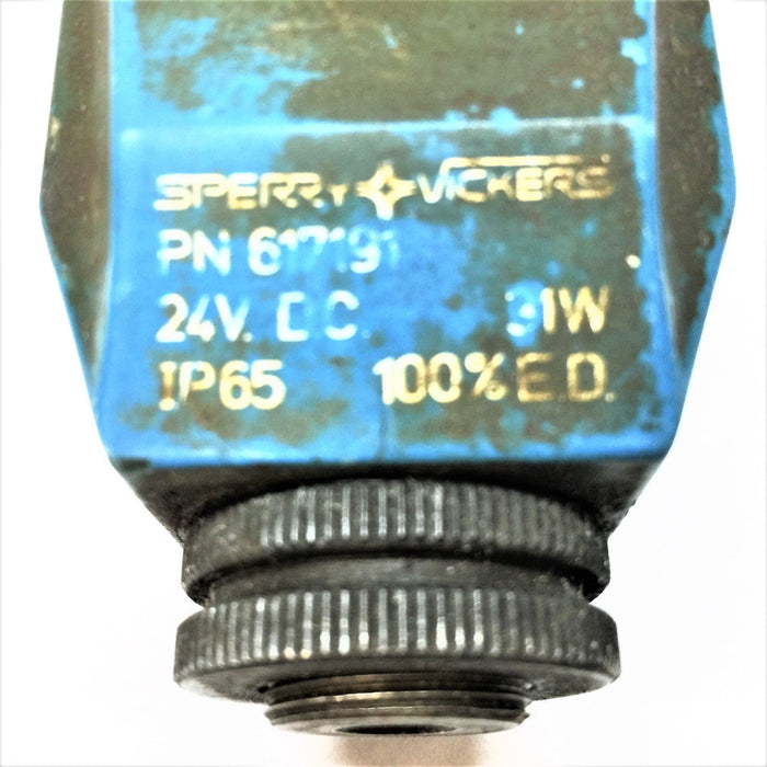 SPERRY/VICKERS 24VDC Solenoid Valve 617191 USED