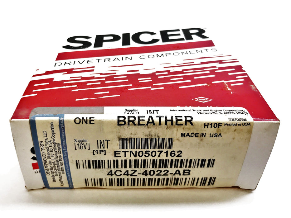 Spicer Breather Assembly 4C4Z-4022-AB [Lot of 2] NOS