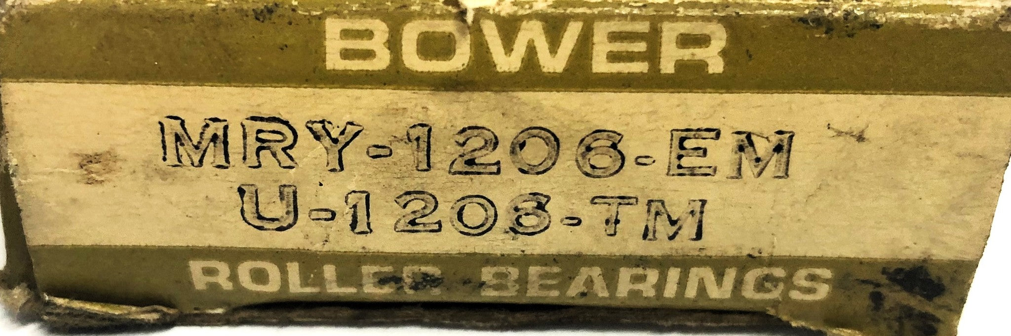 Bower Cylindrical Roller Bearing MRY1206EM (M1206E/MRY1206) NOS