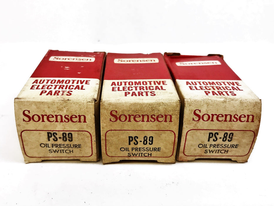 Sorensen Oil Pressure Gauge Switch PS-89 [Lot of 3] NOS