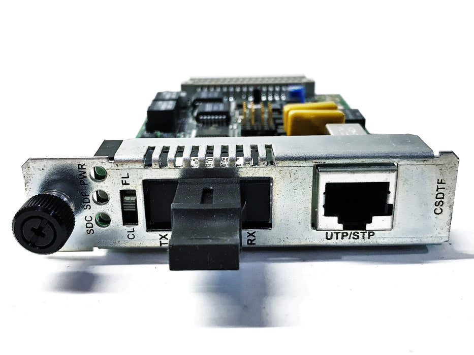 Transition Networks Slide-In-Module Media Converter CSDTF1029-105 NOS