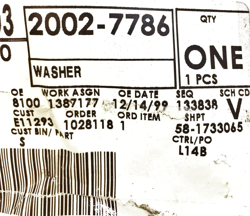 General Motors/GM Armrest Scruff Mount Washer 20027786 NOS