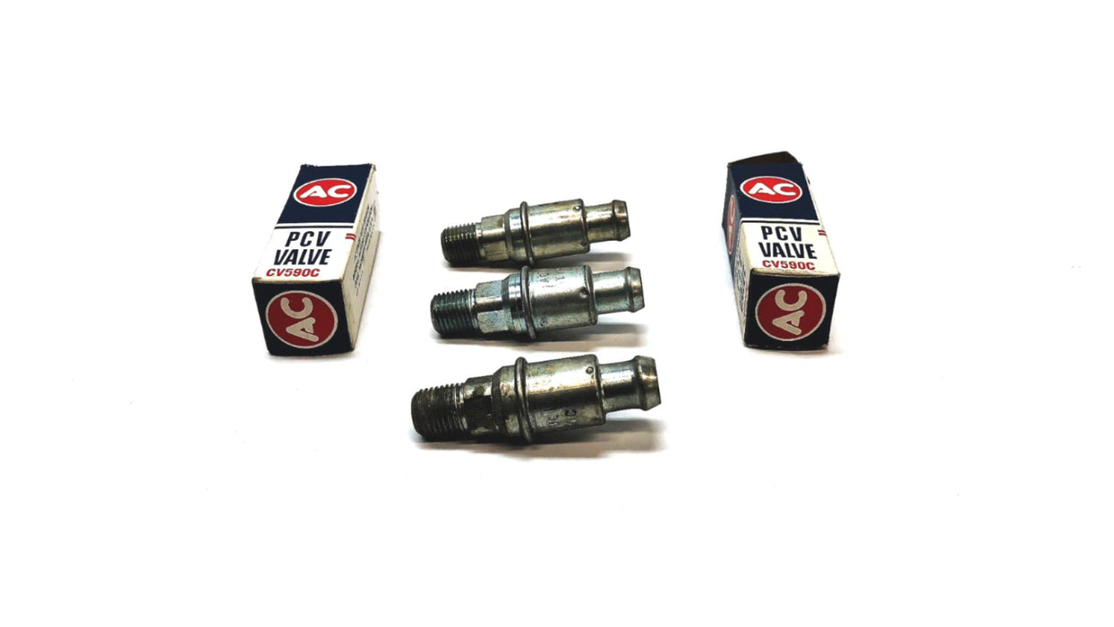 AC Delco PCV Valve CV590C [Lot of 3] NOS