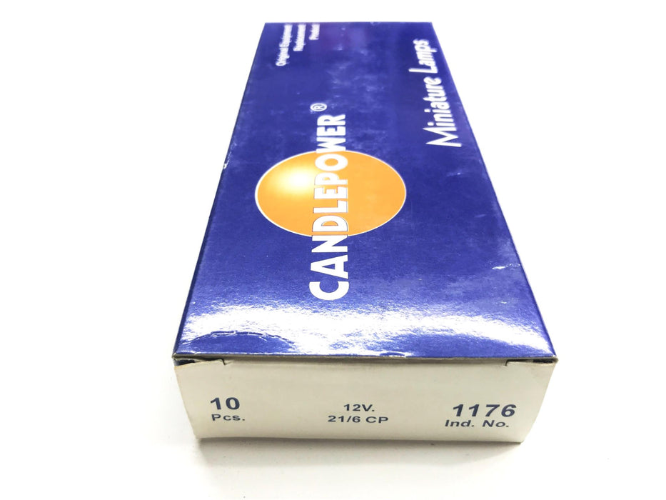 Candlepower Replacement 12V Lamp Bulbs 1176 [Lot of 10] NOS