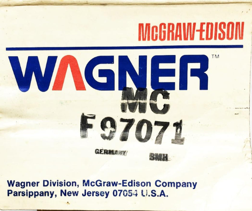 Wagner Brake Master Cylinder F97071 (MC97071) NOS