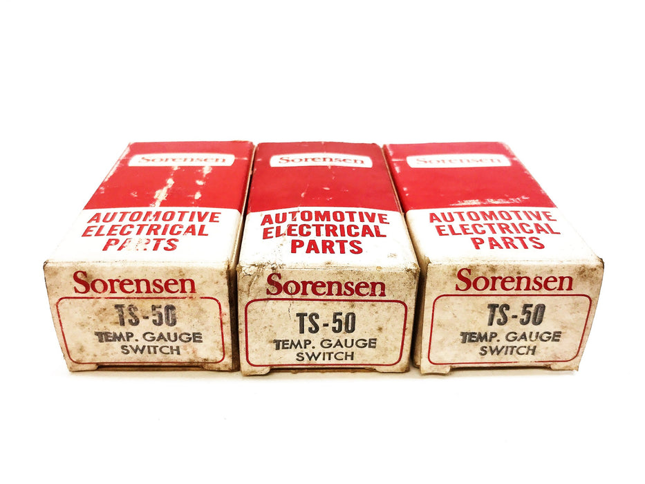 Sorensen Temperature Gauge Switch TS-50 [Lot of 3] NOS