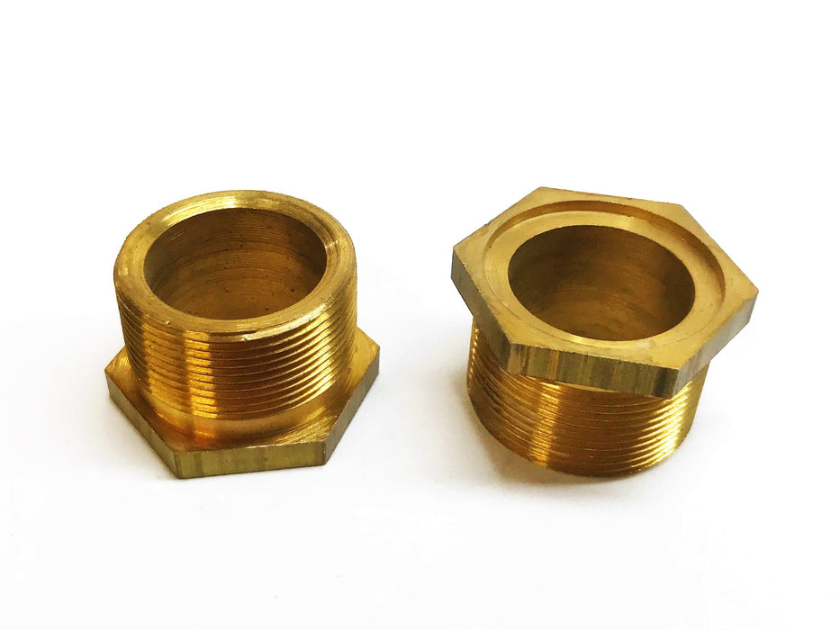Unbranded Brass Port Sleeve Assembly Nut 3/3A/60 [Lot of 2] NOS