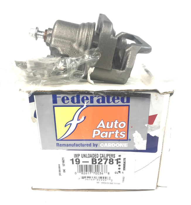 Federated Auto Parts Unloaded Disc Brake Caliper 19-B2781 REMANUFACTURED