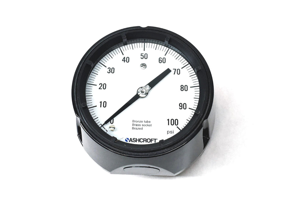 Ashcroft 4-1/2 Inch 100 Range General Purpose Gauge 45-1220-A-04B NOS