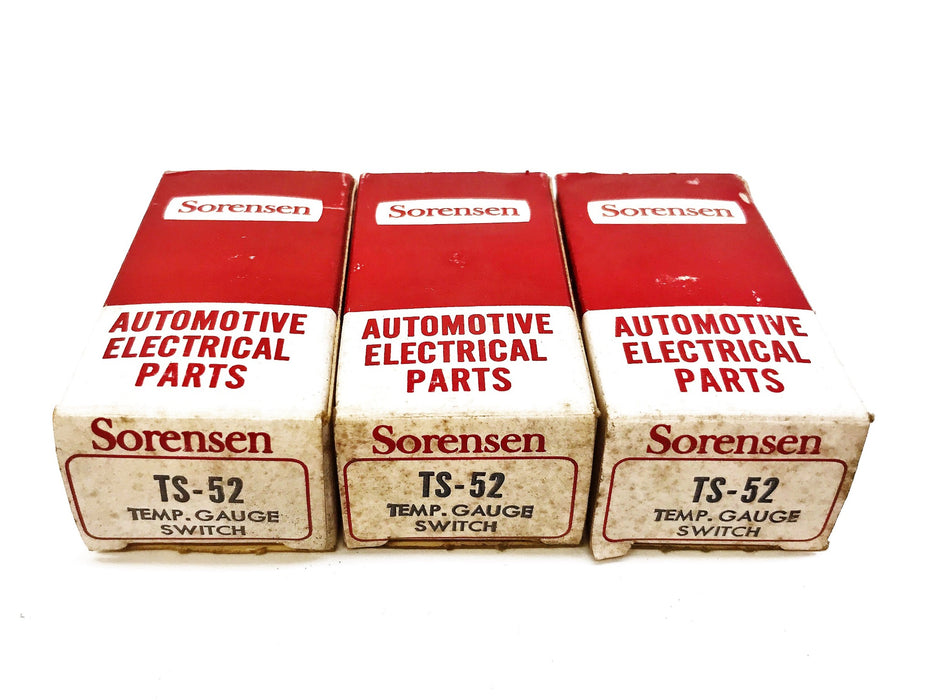 Sorensen Temperature Gauge Switch TS-52 [Lot of 3] NOS