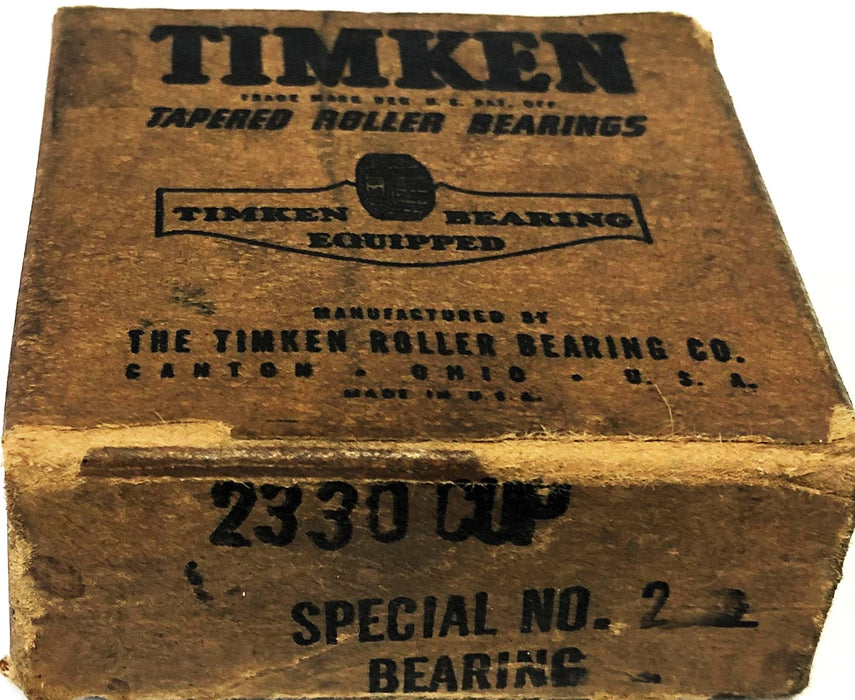 Timken Roller Bearing Cup Tapered 2330 NOS