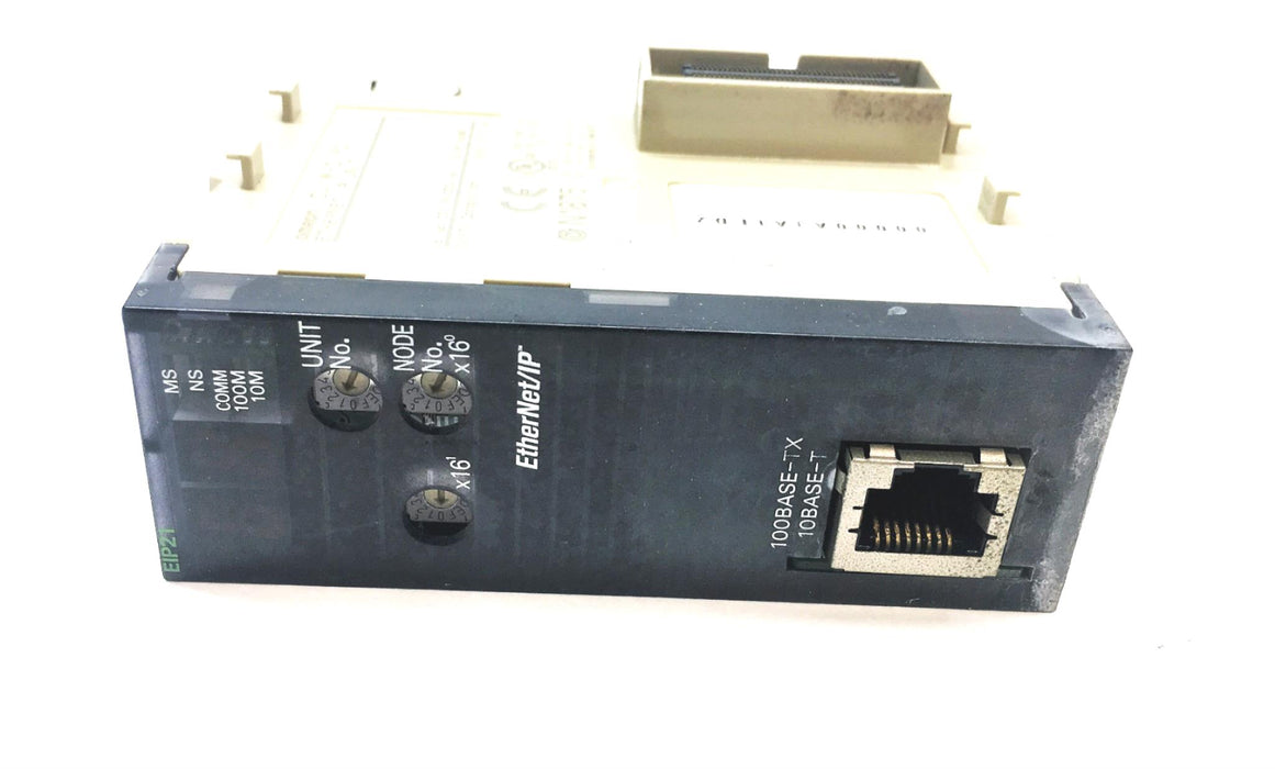 Omron Ethernet IP Unit CJ1W-EIP21 USED
