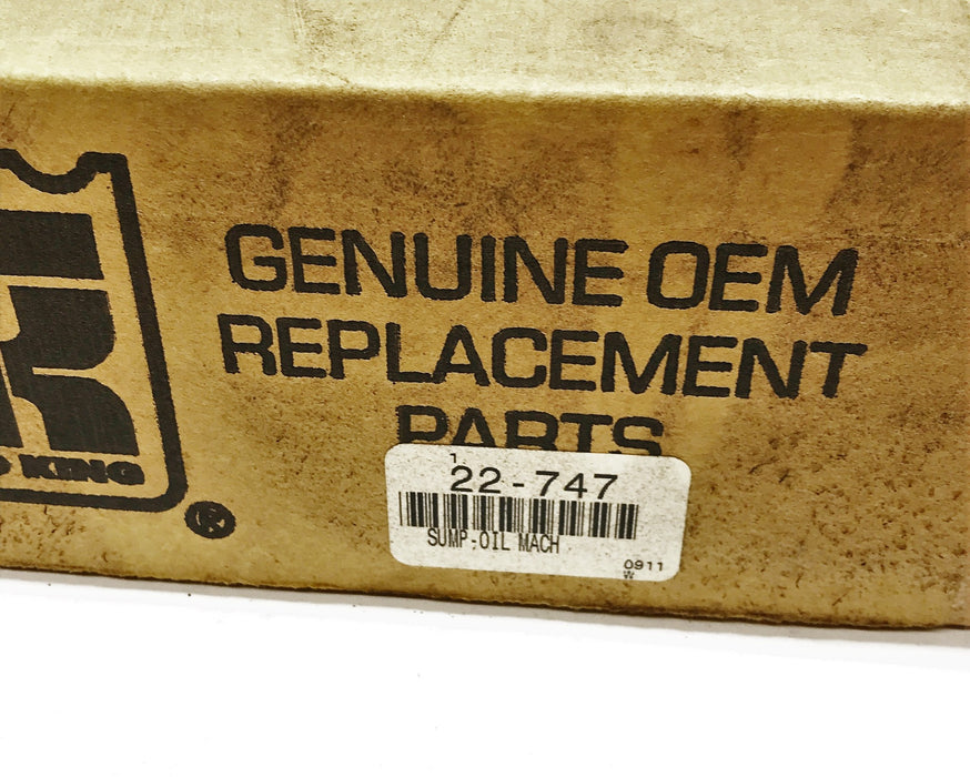 Thermo King OEM Oil Mach Sump Cover 22-747 NOS