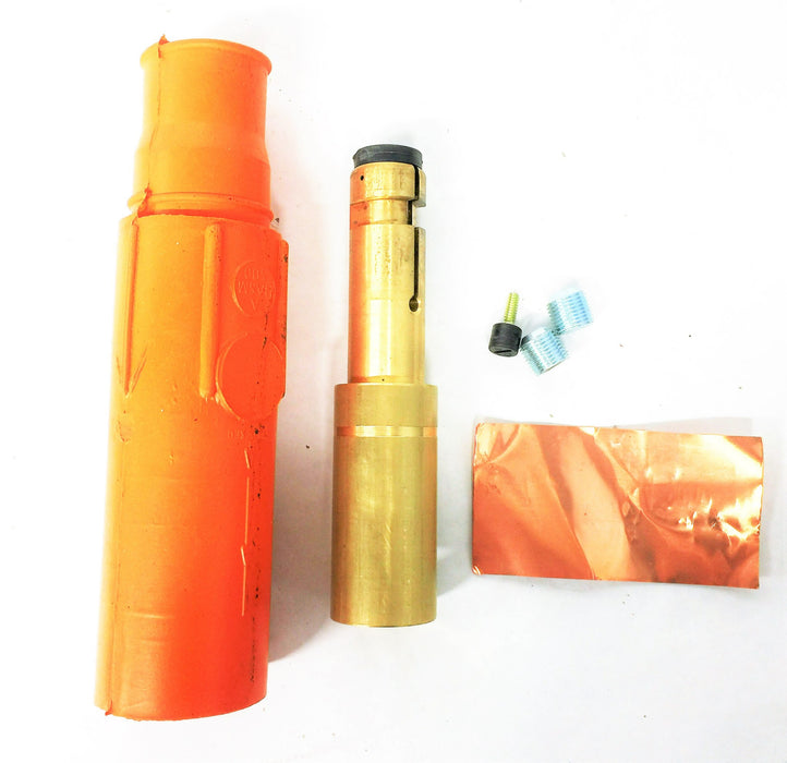 Leviton 17 Series Male Orange Detachable Plug Double Set Screw 007-17D21-O NOS