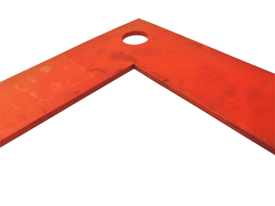 Unbranded 23-7/8X16-1/4 Inch OD Red Rubber Gasket 494112 NOS