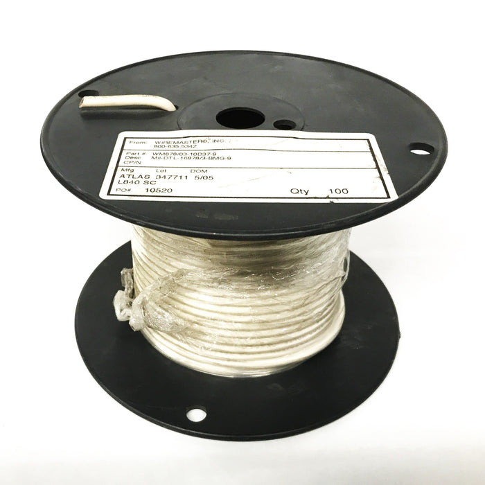 Interstate Wire AWG 10 Hookup Wire, Roll of 100 Feet, WM878/03-10D37-9 NOS