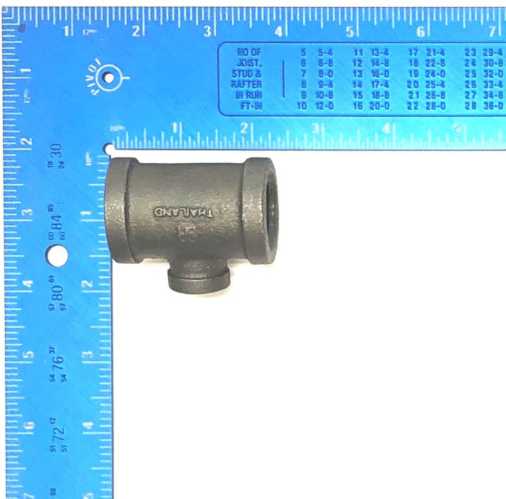 Unbranded 3/4" X 1/4" X 3/4" Threaded T-Fitting [Lot of 2] NOS