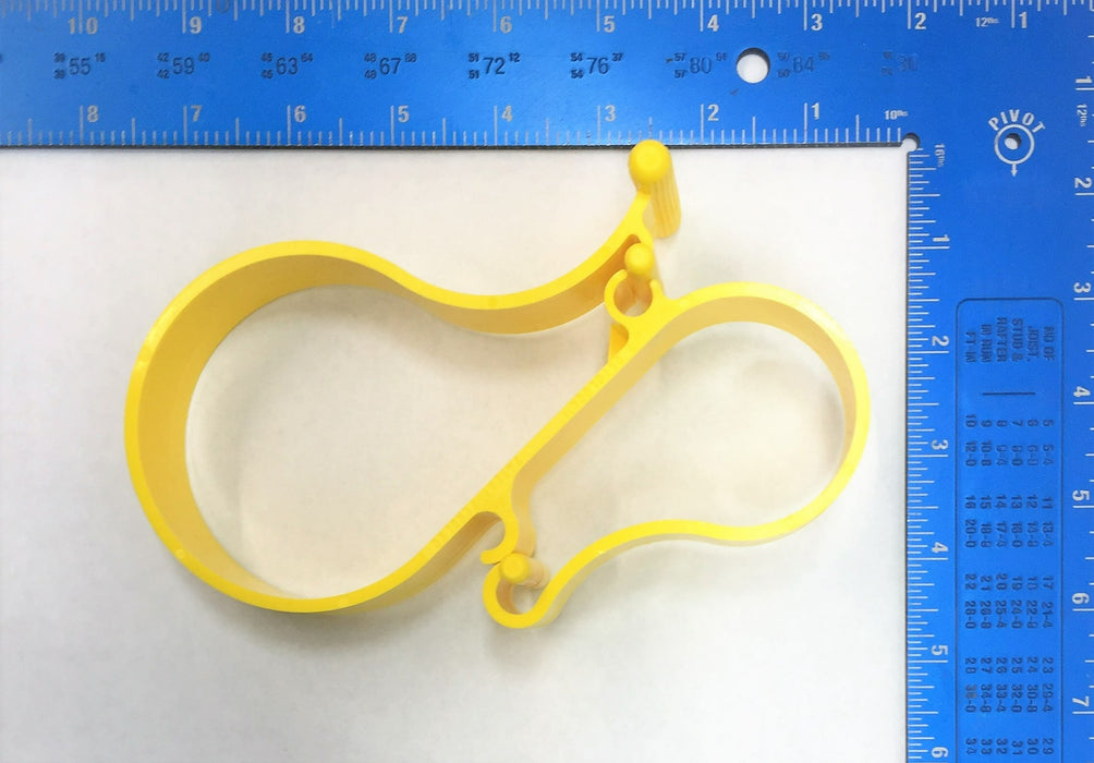Alphasource  3” Yellow Cord Management Clip F-OKTOLOCK [Lot of 5] NOS