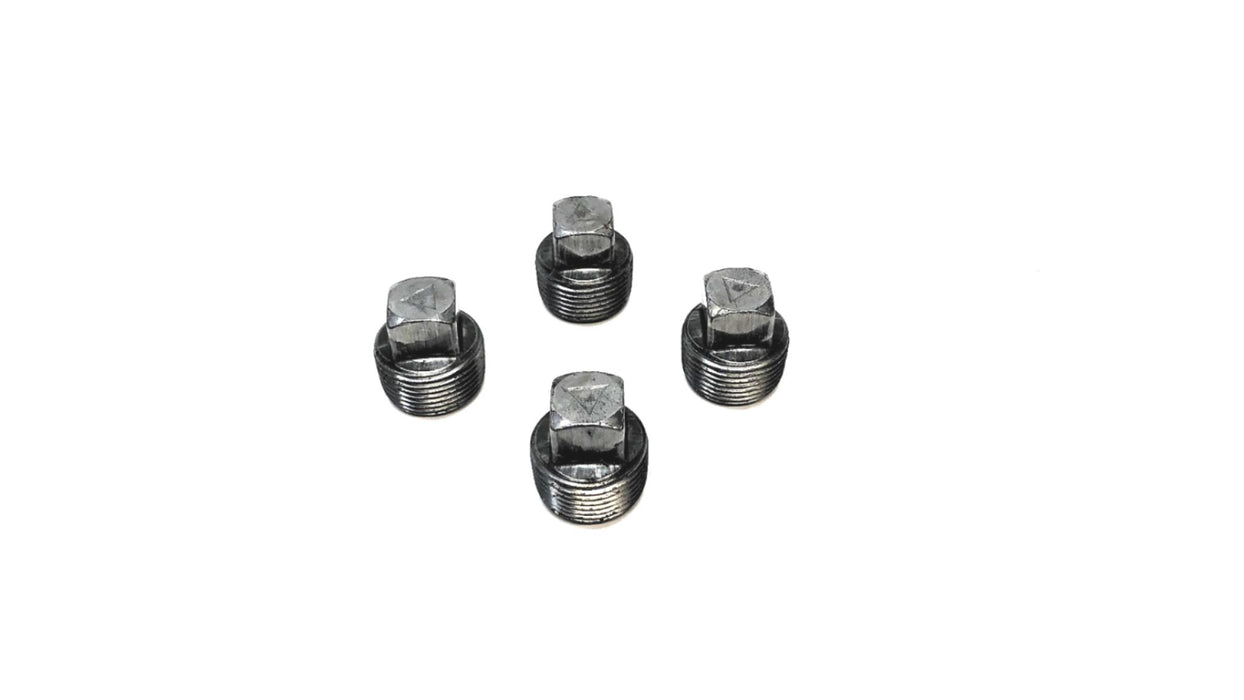 Unbranded 1" Thread Square Head Plug [Lot of 4] NOS