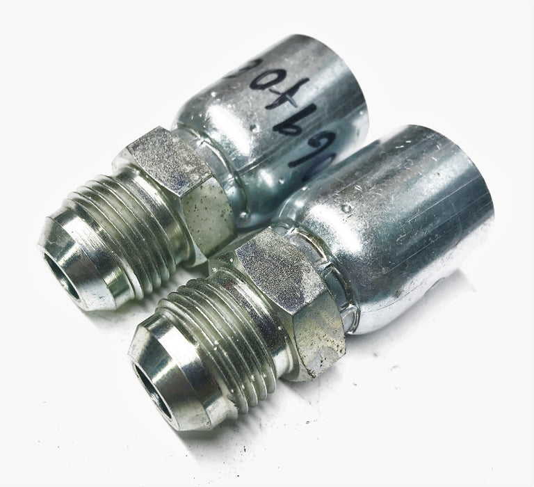 Weatherhead Hydraulic Fitting 06910E-510 [Lot of 2] NOS