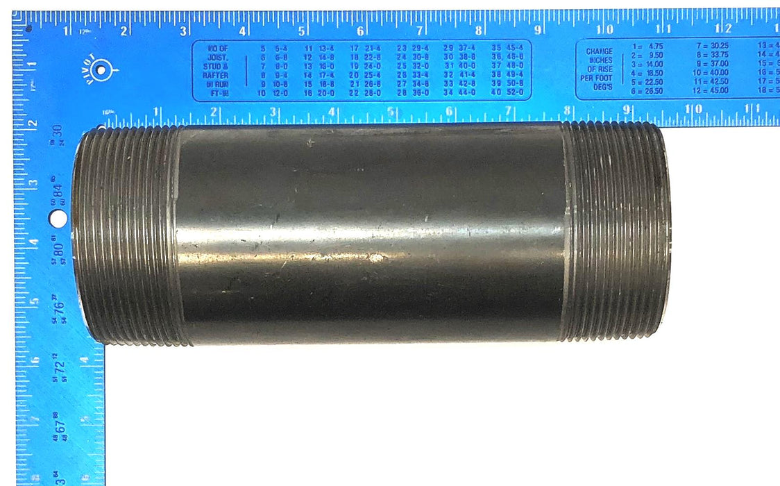 Matco 3" I.D. 3-1/4" O.D X 9" OAL Carbon Steel Pipe Nipple NOS