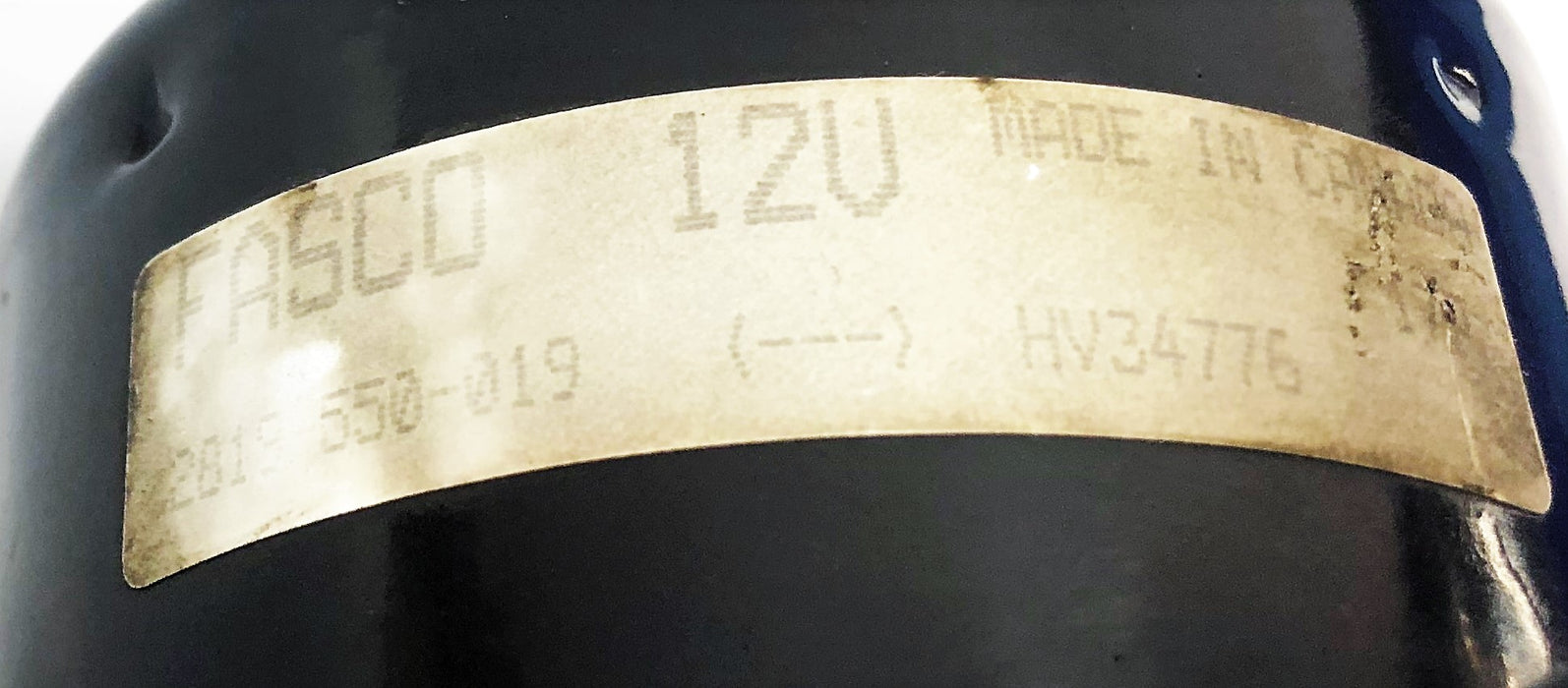 Fasco 12V Blow Motor HV34776 NOS
